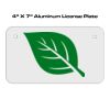 4 X 7 Aluminum License Plate  Thumbnail
