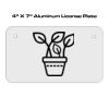 4 X 7 Aluminum License Plate  Thumbnail