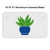 4 X 7 Aluminum License Plate  Thumbnail