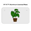 4 X 7 Aluminum License Plate  Thumbnail