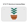 4 X 7 Aluminum License Plate  Thumbnail
