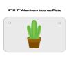 4 X 7 Aluminum License Plate  Thumbnail
