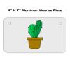4 X 7 Aluminum License Plate  Thumbnail