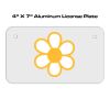 4 X 7 Aluminum License Plate  Thumbnail