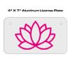 4 X 7 Aluminum License Plate  Thumbnail