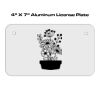 4 X 7 Aluminum License Plate  Thumbnail