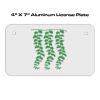 4 X 7 Aluminum License Plate  Thumbnail