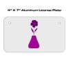 4 X 7 Aluminum License Plate  Thumbnail