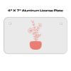 4 X 7 Aluminum License Plate  Thumbnail