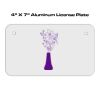 4 X 7 Aluminum License Plate  Thumbnail