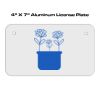 4 X 7 Aluminum License Plate  Thumbnail