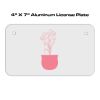 4 X 7 Aluminum License Plate  Thumbnail