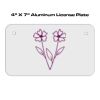 4 X 7 Aluminum License Plate  Thumbnail