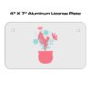 4 X 7 Aluminum License Plate  Thumbnail