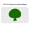 4 X 7 Aluminum License Plate  Thumbnail