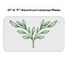 4 X 7 Aluminum License Plate  Thumbnail