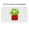 4 X 7 Aluminum License Plate  Thumbnail