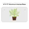 4 X 7 Aluminum License Plate  Thumbnail