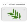 4 X 7 Aluminum License Plate  Thumbnail
