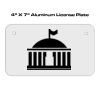 4 X 7 Aluminum License Plate  Thumbnail
