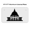 4 X 7 Aluminum License Plate  Thumbnail