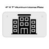 4 X 7 Aluminum License Plate  Thumbnail
