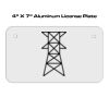 4 X 7 Aluminum License Plate  Thumbnail