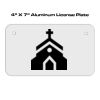 4 X 7 Aluminum License Plate  Thumbnail