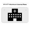4 X 7 Aluminum License Plate  Thumbnail