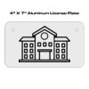 4 X 7 Aluminum License Plate  Thumbnail