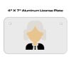 4 X 7 Aluminum License Plate  Thumbnail