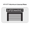 4 X 7 Aluminum License Plate  Thumbnail
