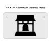 4 X 7 Aluminum License Plate  Thumbnail