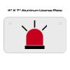 4 X 7 Aluminum License Plate  Thumbnail