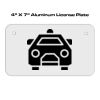 4 X 7 Aluminum License Plate  Thumbnail
