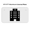4 X 7 Aluminum License Plate  Thumbnail