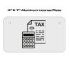4 X 7 Aluminum License Plate  Thumbnail