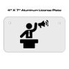 4 X 7 Aluminum License Plate  Thumbnail