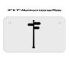 4 X 7 Aluminum License Plate  Thumbnail