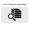 4 X 7 Aluminum License Plate  Thumbnail