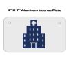 4 X 7 Aluminum License Plate  Thumbnail