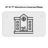 4 X 7 Aluminum License Plate  Thumbnail