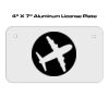 4 X 7 Aluminum License Plate  Thumbnail