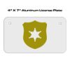 4 X 7 Aluminum License Plate  Thumbnail