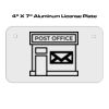 4 X 7 Aluminum License Plate  Thumbnail