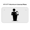 4 X 7 Aluminum License Plate  Thumbnail