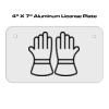 4 X 7 Aluminum License Plate  Thumbnail