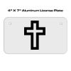 4 X 7 Aluminum License Plate  Thumbnail