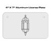 4 X 7 Aluminum License Plate  Thumbnail
