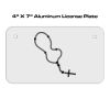 4 X 7 Aluminum License Plate  Thumbnail